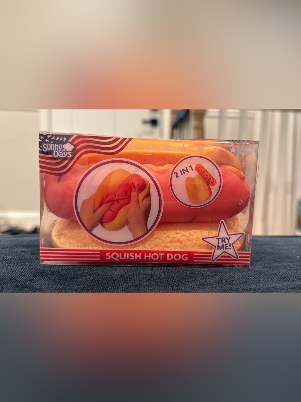 Sunny days squish hot dog